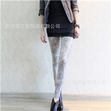 2013春秋新品韩国原单白皮磨砂品质时尚九分打底裤批发一件代发