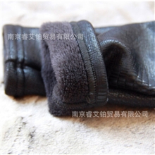 2013秋冬新款欧美风爆款保暖显瘦黑色蛇纹超加厚加绒打底裤九分裤