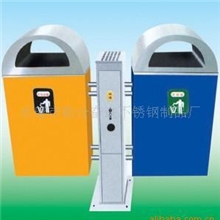 供应【新豪华】垃圾桶、钢板垃圾桶、垃圾筒，不锈钢垃圾桶