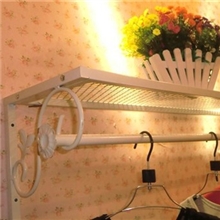 服装店展示架上墙壁挂服装货架田园风格铁艺展示架