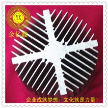 【原厂直销】LED太阳花散热器佛山优质led铝材厂家客户专利110