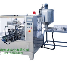 上海畅潇实业液体酱料灌装机包装机组