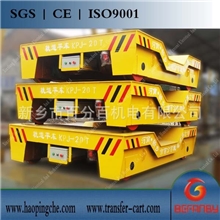 百分百静音电动轨道卷筒供电平板地车