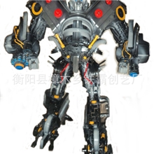 【实图参考】供应动漫造型铁皮机器模型