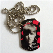 【专业生产高品质】0.7MM厚铝质双面印刷滴胶狗牌挂件