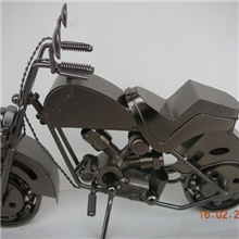 供应、铁艺摩托车铁艺家具装饰品杰成阳光铁艺加工