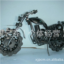 仿古模型铁皮摩托车模型饰品铁艺工艺品美观大方摆设