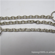 厂家链条加钥匙圈饰品铜铁不锈钢项链条