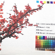 壁画基材墙纸基材厂家直销壁画打印耗材防火阻燃仿麻布墙纸