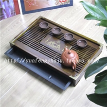 厂家直销供应云丰实木茶盘-功夫茶具-大肚能容-306