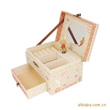 新款情人节生日礼物法国兔音乐盒首饰盒/BD07B礼品批发