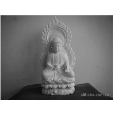 加工定做石雕工艺品汉白玉手工佛像观音像