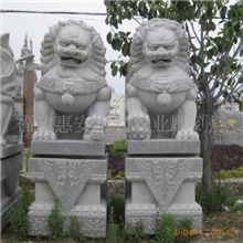 传统动物石雕石雕动物传统石雕动物雕刻狮子