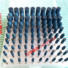 批发供应优质蓝色橡胶抛光磨头,橡胶磨头,打磨头直径4-12MM