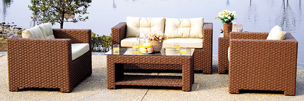 宁波创辉家具仿藤沙发