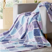 现货大量供应印花法兰绒双面超柔高档水貂绒床上用品绒布批发