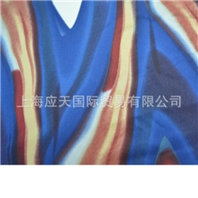 素绉缎砂洗印花