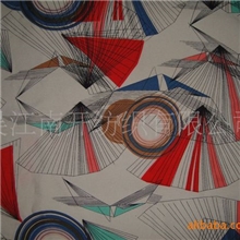 供应复合丝缎面雪纺印花