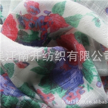 【人丝专业供应商】时装面料印花竹节人丝乔其