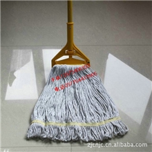 供应铝合金喷塑杆长柄拖把塑料夹齿轮棉纱拖把棉线拖把