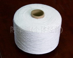 供应5.5支，7支漂白劳保手套棉纱