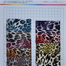 供应豹纹系列仿皮布料人造皮革皮革厂家现货批发雪豹HK-8609
