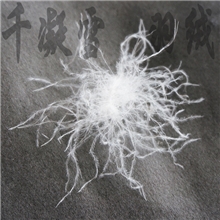 千凝雪羽绒国标90%水洗纯白鸭绒高蓬松度90羽绒朵大毛长