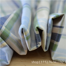 厂家批发供应休闲服装用全棉色织格子帆布