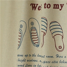 韩单定位棉麻拖鞋家居系列HD-04工厂直销