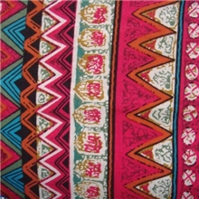 批发棉麻亚麻印花布女装桌布手工拼布面料