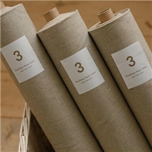批发原单棉麻布3#原色素色亚麻棉手工布料沙发面料10*10