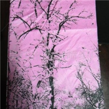 春亚纺印定位花面料，手感好，亮丽的外表