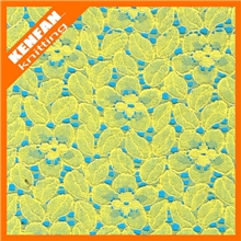 【时装用料】肯帆纺织专业生产桂花尼龙蕾丝面料S-105