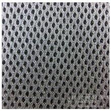 供应350克加密底三明治黑色网眼布特殊三明治网布边纶布佳积布