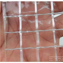 供应pvc夹网布透明pvc网布大孔透明塑胶网眼布pvc贴合网布