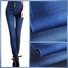 欧洲流行款牛仔面孔涤棉牛仔面料斜纹弹力牛仔布