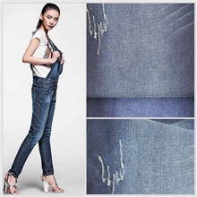 秋冬斜纹牛仔面料8SB293#赛络纺斜纹竹节牛仔布