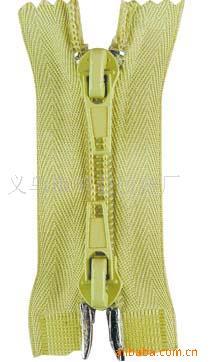 【厂家直销】（义乌）7#尼龙双开尾自动头拉链铁插销量大从优