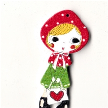 手工DIY配件木质贴片韩版卡通饰品装饰