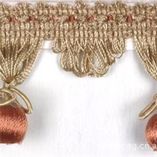 供应窗帘花边、流苏排须、滚绳、穗头穗子、珠边、绳子、窗帘饰品