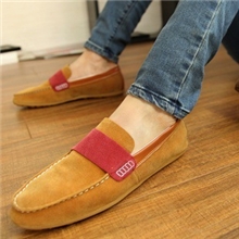 厂家批发套脚豆豆鞋男韩版潮鞋时尚潮流英伦男鞋子船鞋磨砂鞋