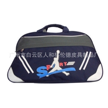 厂家生产供应黑色运动休闲精工细作尼龙手提旅行包旅行袋