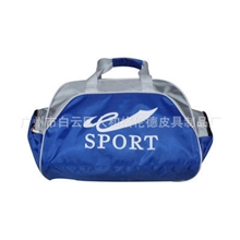 厂家生产供应休闲字母图案蓝色运动背包