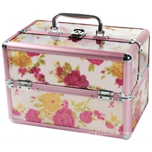 厂家生产供应化妆箱亚克力铝箱、化妆品箱包首饰箱包批发