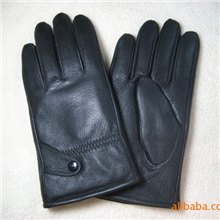 超保暖加厚男式山羊皮手套