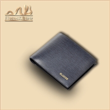 厂家爆款新款两折男式钱夹品牌深宝蓝短款钱包品质保证