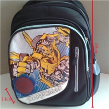 热卖卡通印花双肩包600D双肩背包小学生背包厂家直销