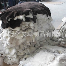 厂家供应进口本白色优质雪地靴鞋里皮100%羊皮