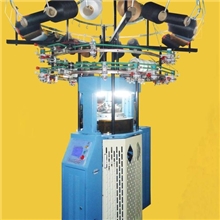 厂家销不倒绒电脑提花机无缝一体裤子机高速双面针织小圆机