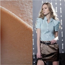 弹力韩国绒绒感服装面料裤装面料弹力面料绒感弹力米奇